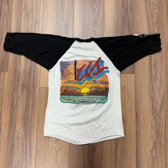 Vintage 80s The US Festival T Shirt L 18x26 Grateful Dead Fleetwood Mac 1982 - Picture 2 of 13